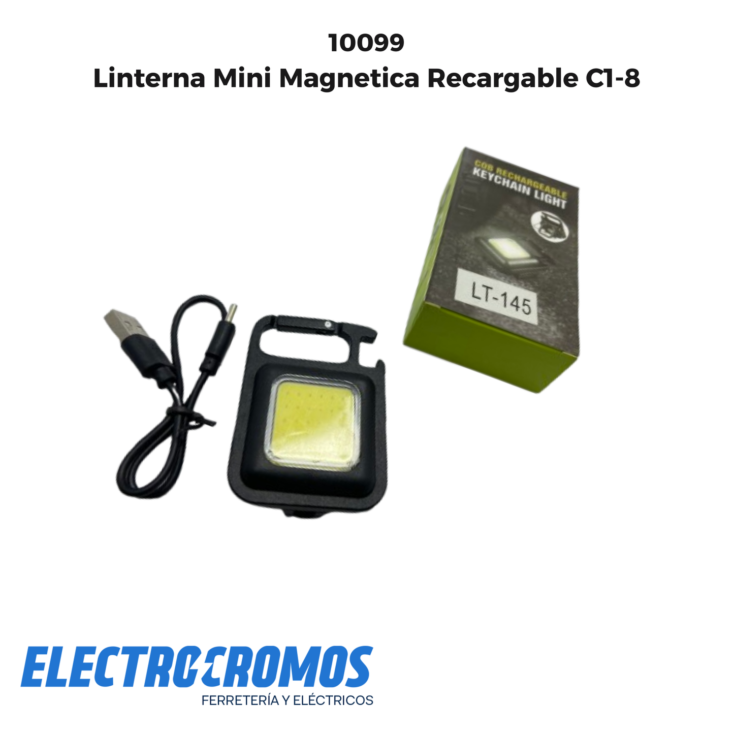 Linterna Mini Magnetica Recargable C1-8
