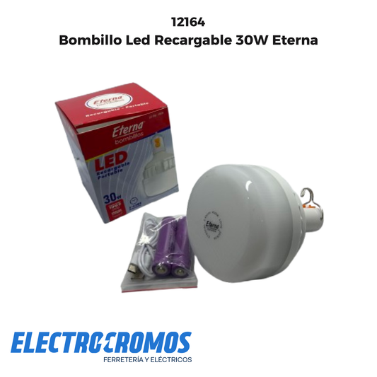 Bombillo Led Recargable 30W Eterna