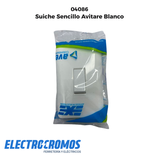 Suiche Sencillo Avitare Blanco 15001