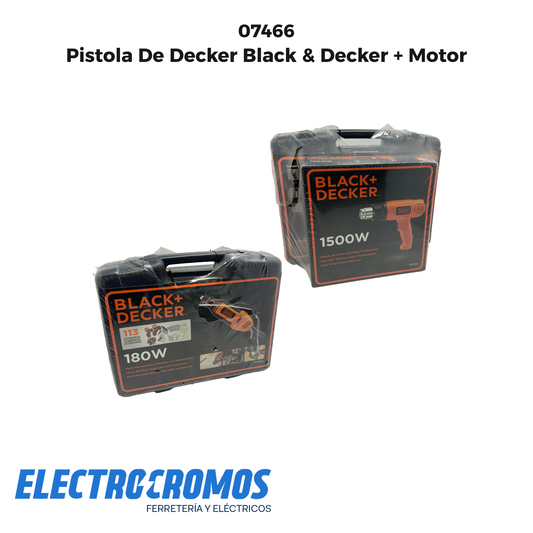 Pistola De Decker Black & Decker + Motor