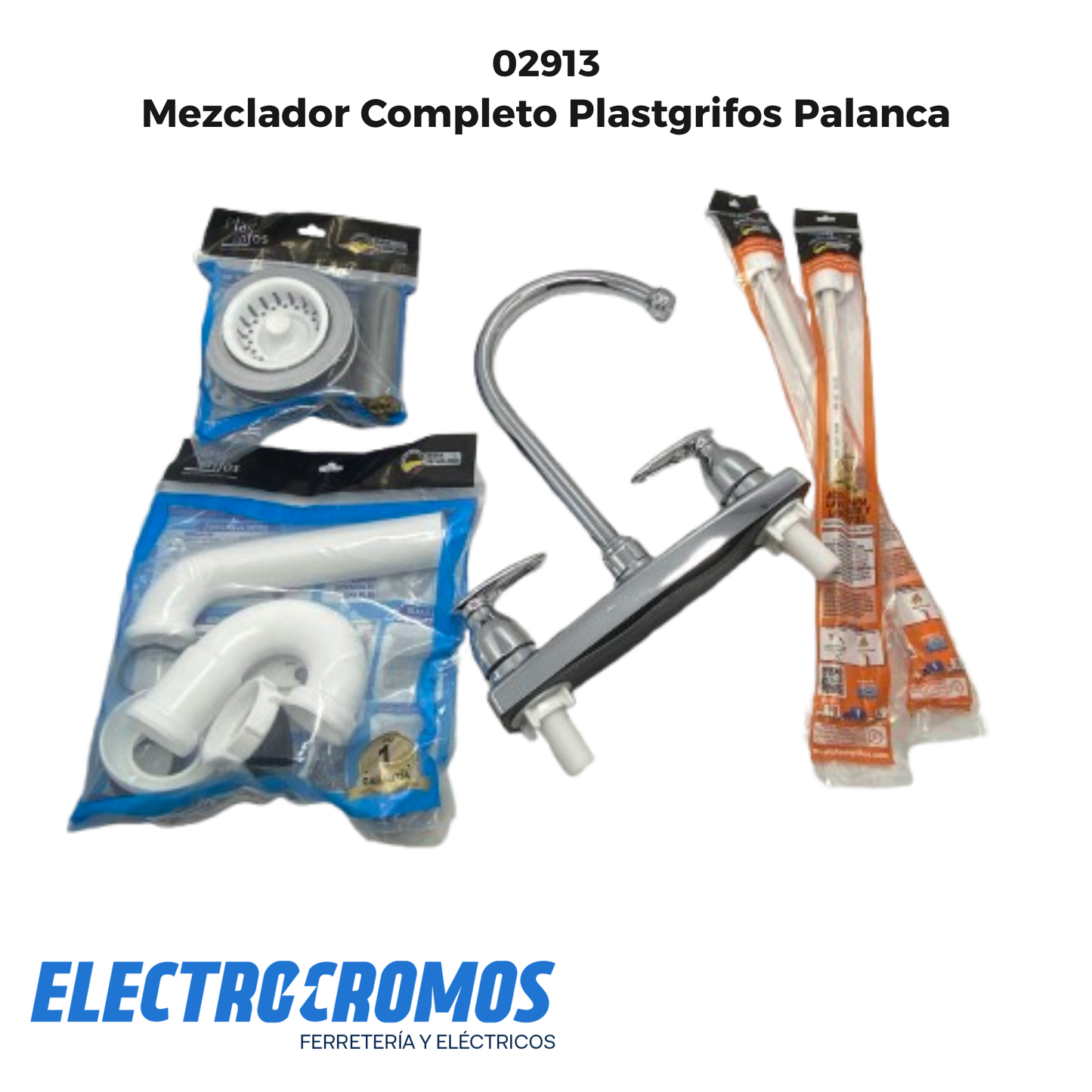 Mezclador Completo Milenium Plastgrifos Palanca