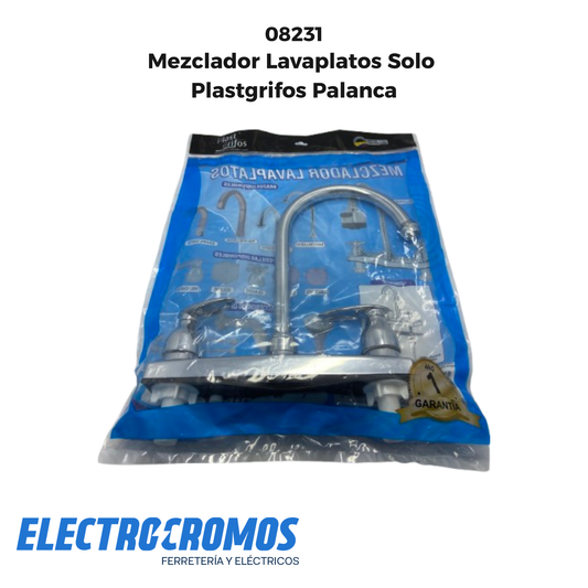 Mezclador Lavaplatos Solo Plastgrifos Palanca