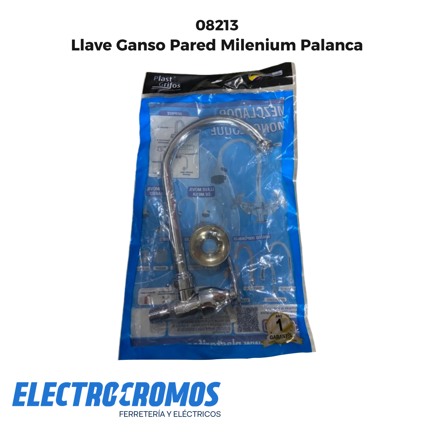 Llave Ganso Pared Milenium Palanca