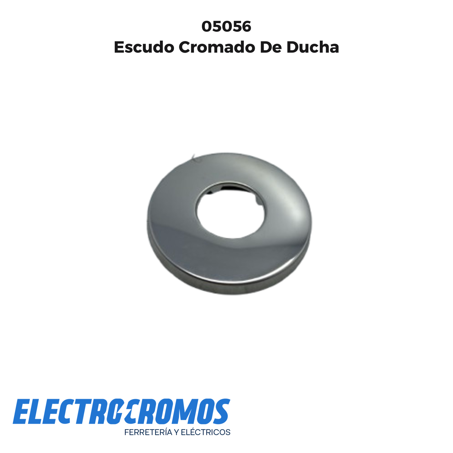 Escudo Cromado De Ducha
