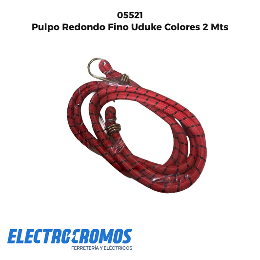 Pulpo Redondo Fino Uduke Colores 2 Mts