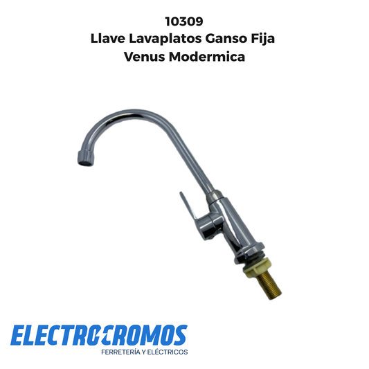 Llave Lavaplatos Ganso Fija Venus Modermica