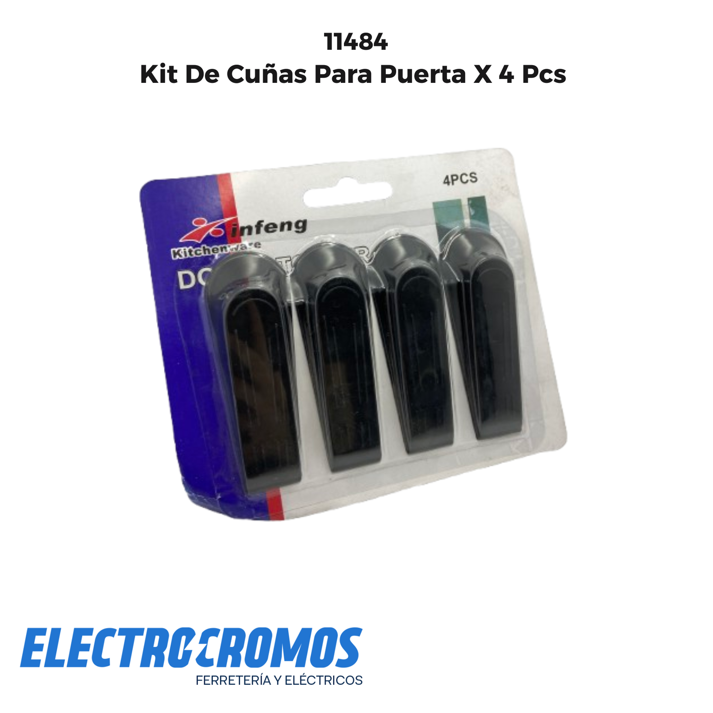 Kit De Cuñas Para Puerta X 4 Pcs