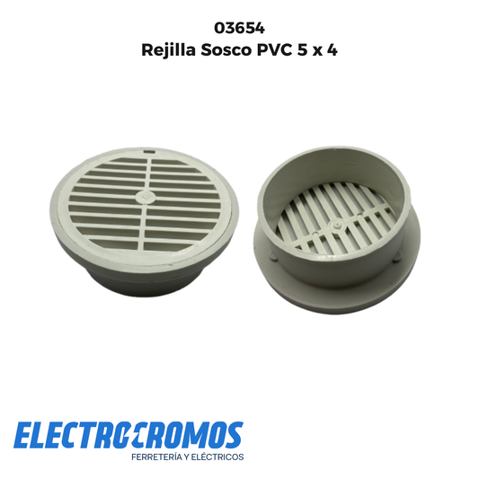 Rejilla Sosco PVC 5 x 4