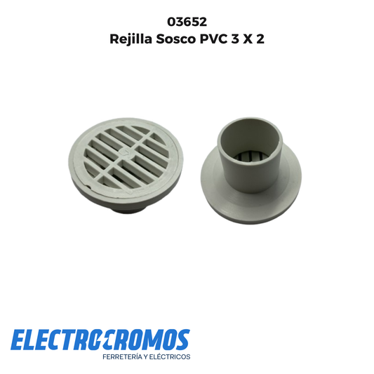 Rejilla Sosco PVC 3 X 2