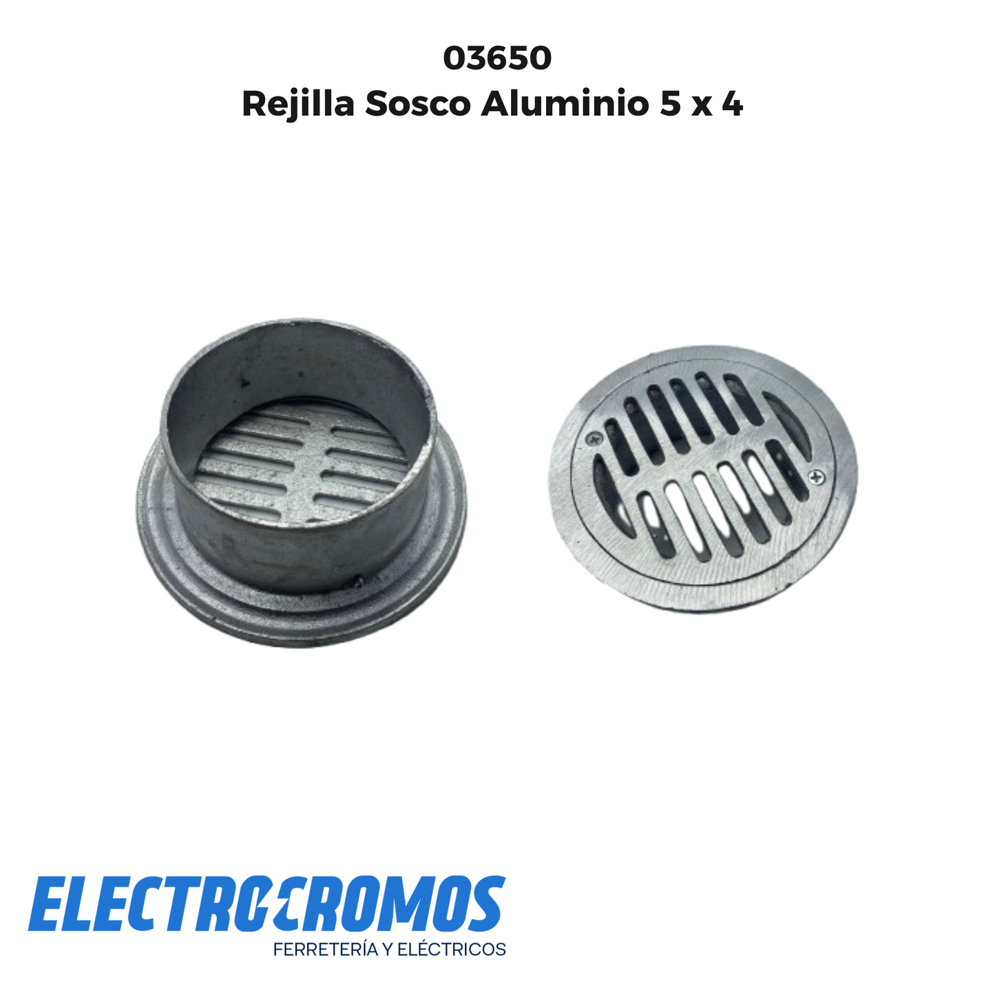 Rejilla Sosco Aluminio 5 x 4