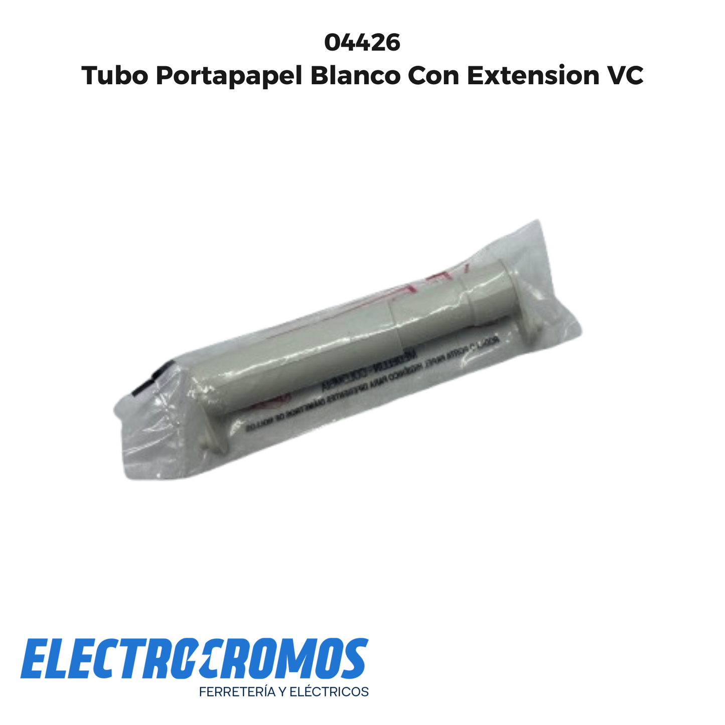 Tubo Portapapel Blanco Con Extension VC