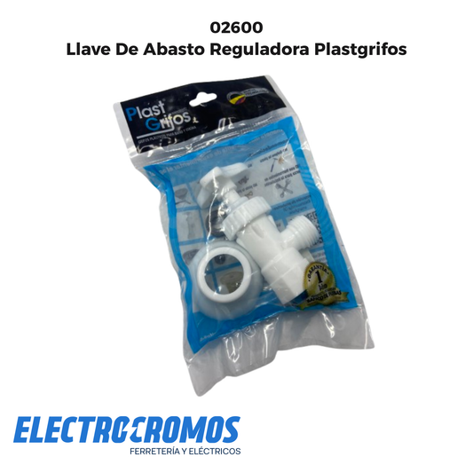 Llave De Abasto Reguladora Plastgrifos