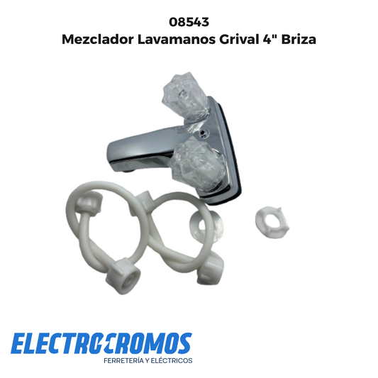 Mezclador Lavamanos Grival 4" Briza