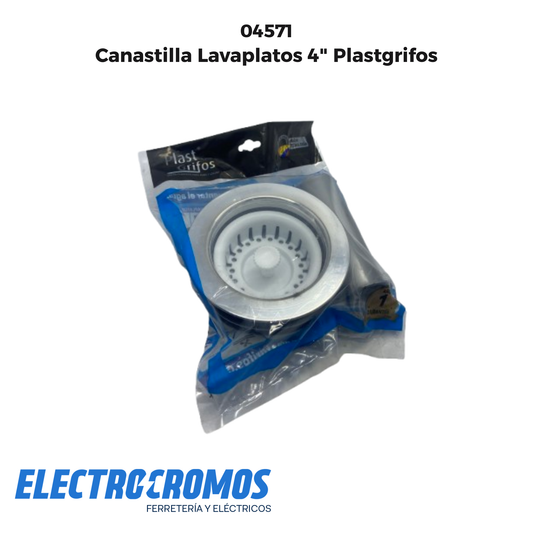 Canastilla Lavaplatos 4" Plastgrifos