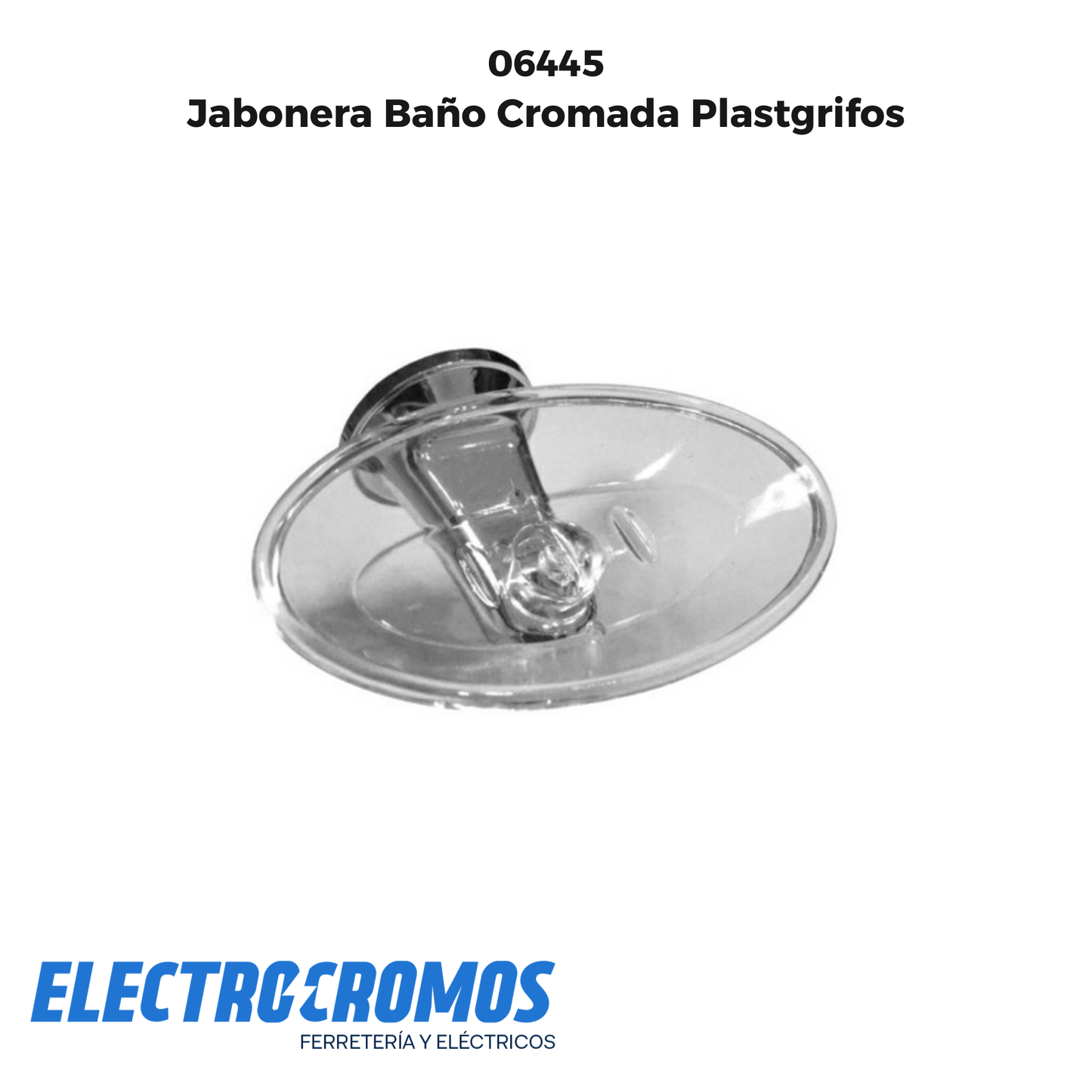 Jabonera Baño Cromada Plastgrifos