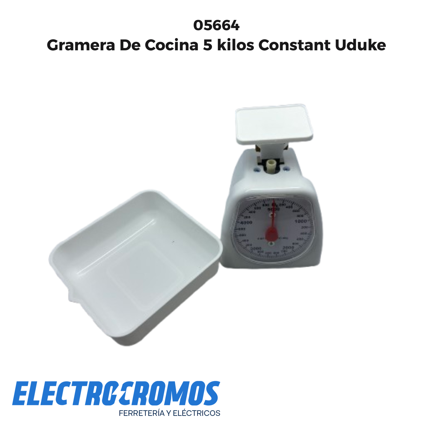 Gramera De Cocina 5 kilos Uduke/Kitchen Scale HT20219