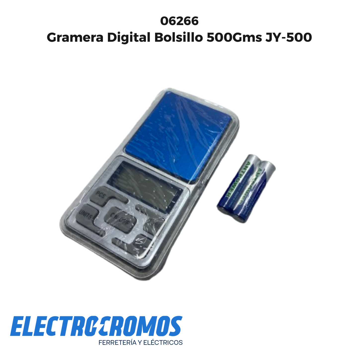 Gramera Digital Bolsillo 500Gms JY-500