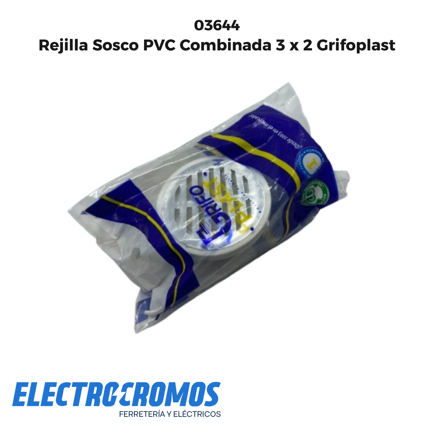 Rejilla Sosco PVC Combinada 3 x 2 Grifoplast