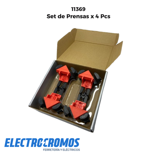 Set de Prensas x 4 Pcs