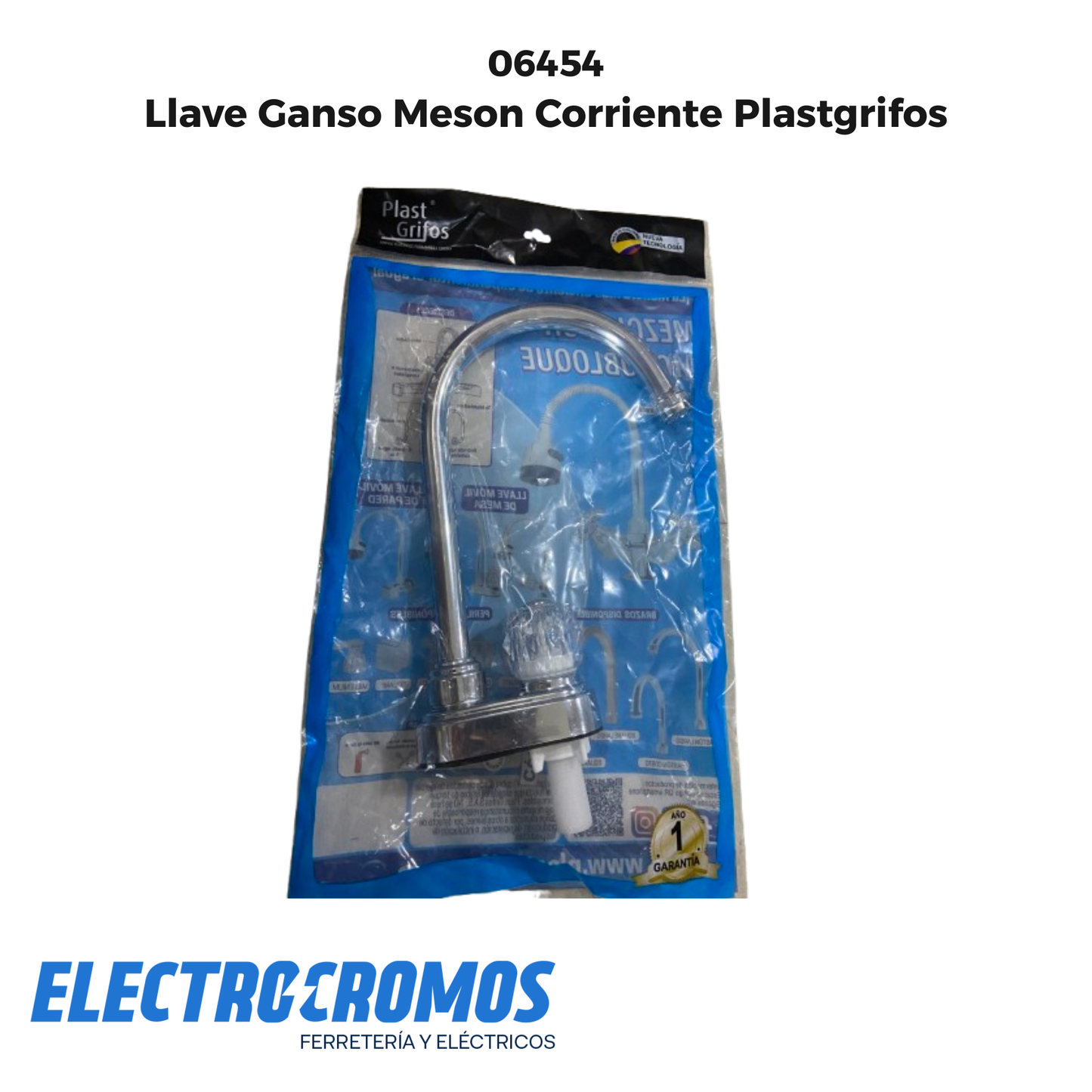 Llave Ganso Meson Corriente Plastgrifos