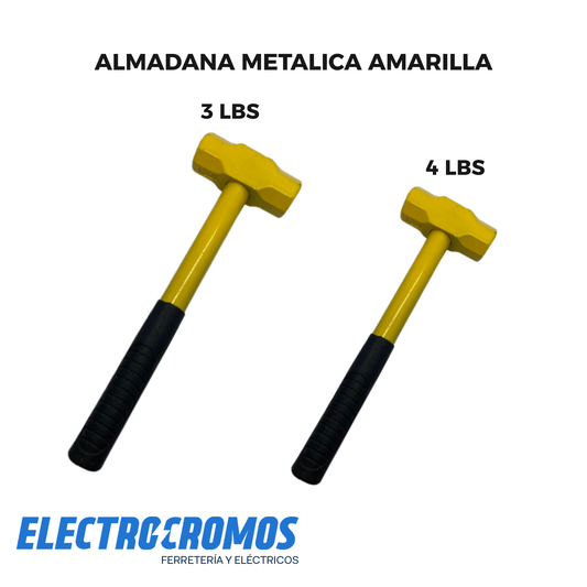 Almadana Metalica Amarilla