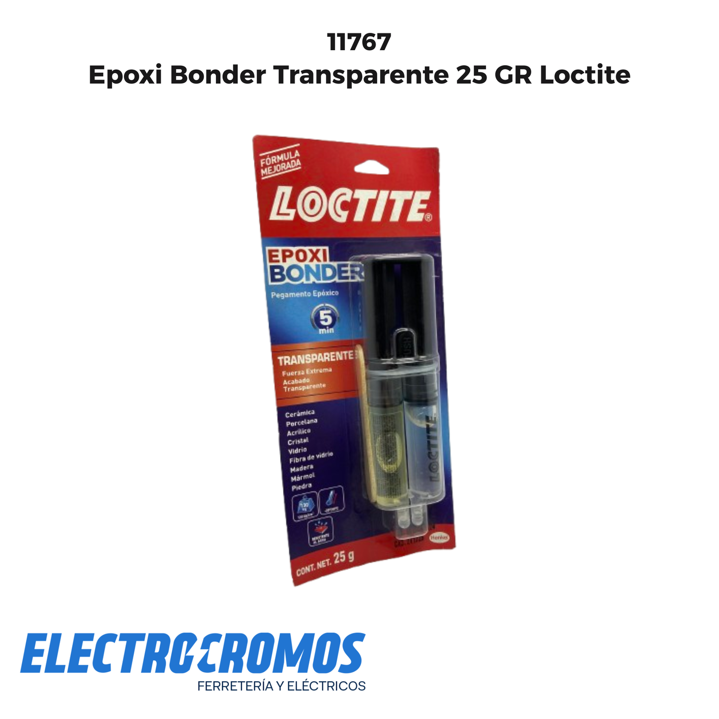 Epoxi Bonder Transparente 25 GR Loctite