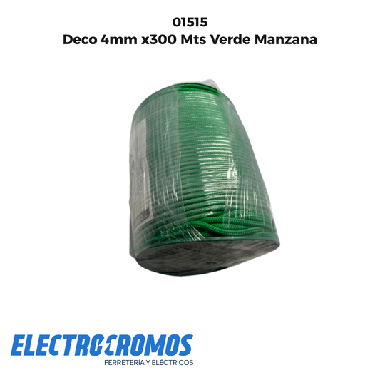 Deco 4mm x300 Mts Verde Manzana
