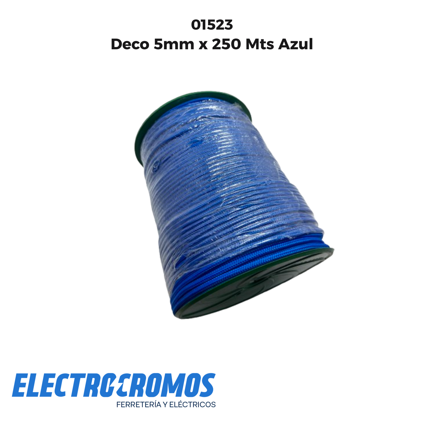 Deco 5mm x 250 Mts Azul
