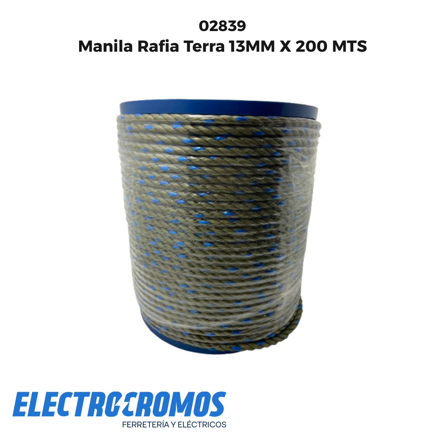 Manila Rafia Terra 13MM X 200 MTS