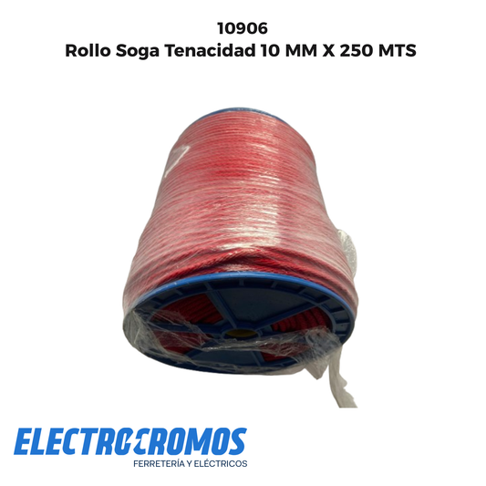 Rollo Soga Tenacidad 10 MM X 250 MTS