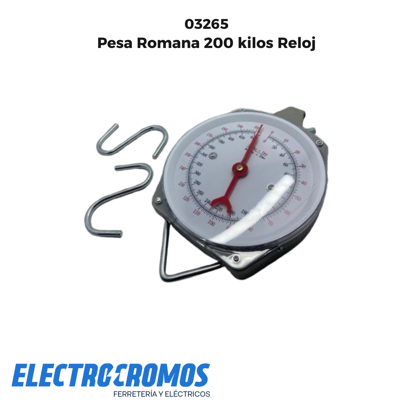 Pesa Romana 200 kilos Reloj