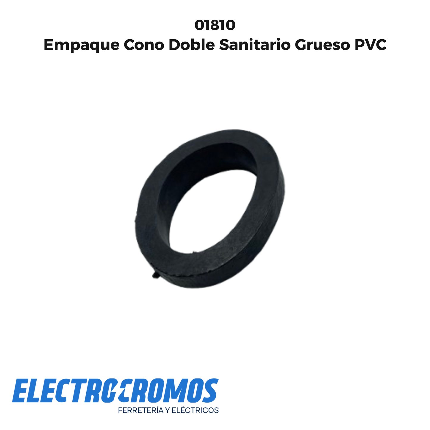 Empaque Cono Doble Sanitario Grueso PVC