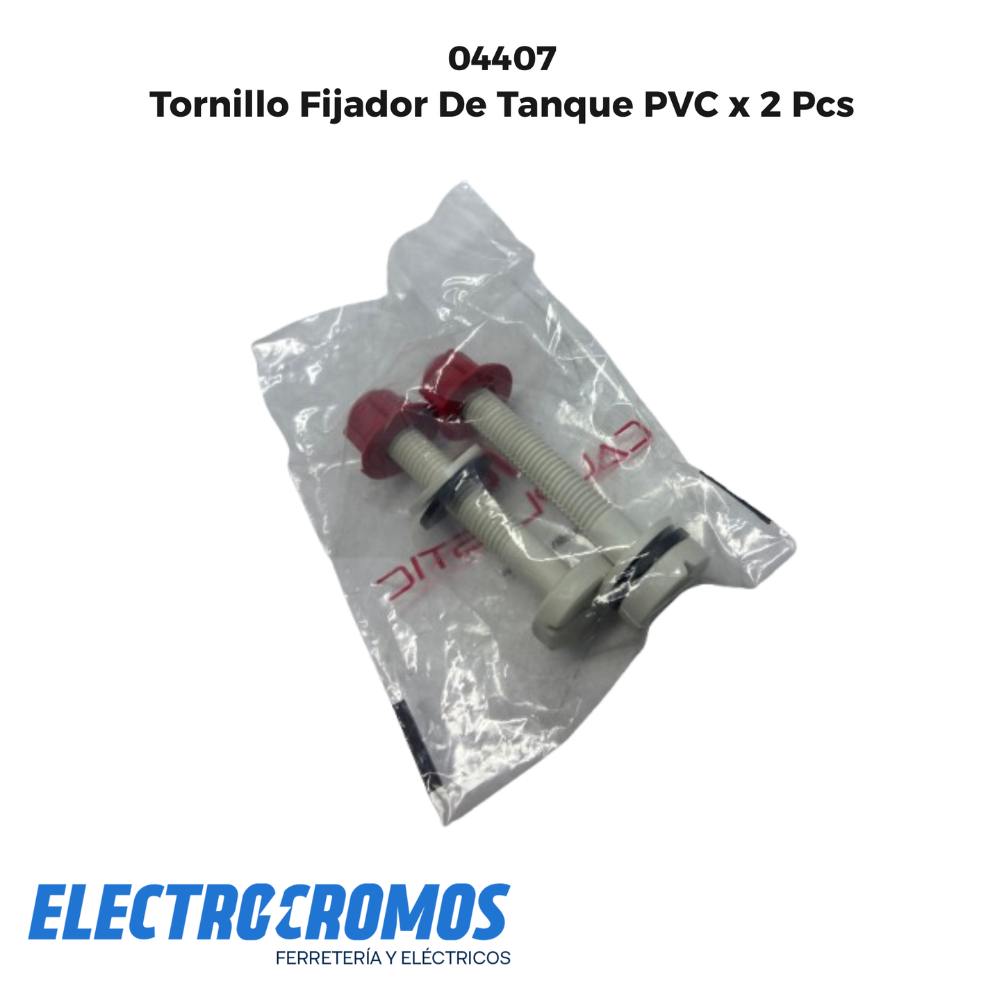 Tornillo Fijador De Tanque PVC x 2 Pcs