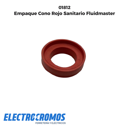 Empaque Cono Rojo Sanitario Fluidmaster
