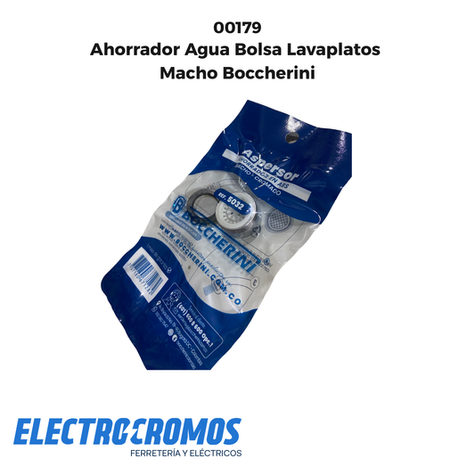 Ahorrador Agua Bolsa Lavaplatos Macho Boccherini