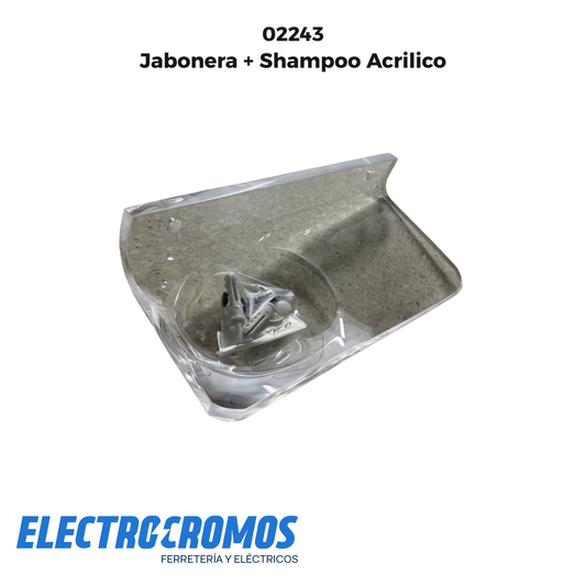 Jabonera + Shampoo Acrilico