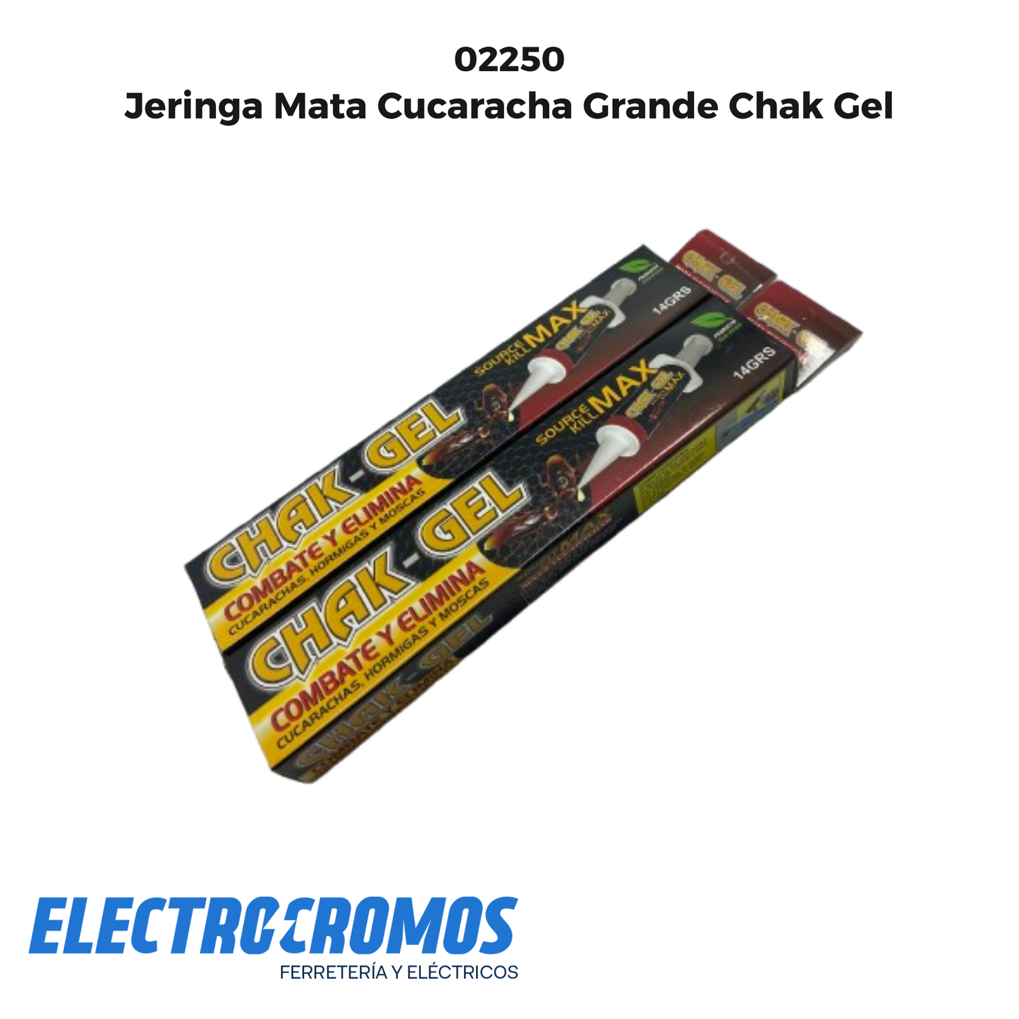 Jeringa Mata Cucaracha Grande Chak Gel