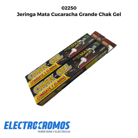 Jeringa Mata Cucaracha Grande Chak Gel