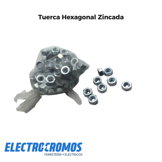 Tuerca Hexagonal Zincada