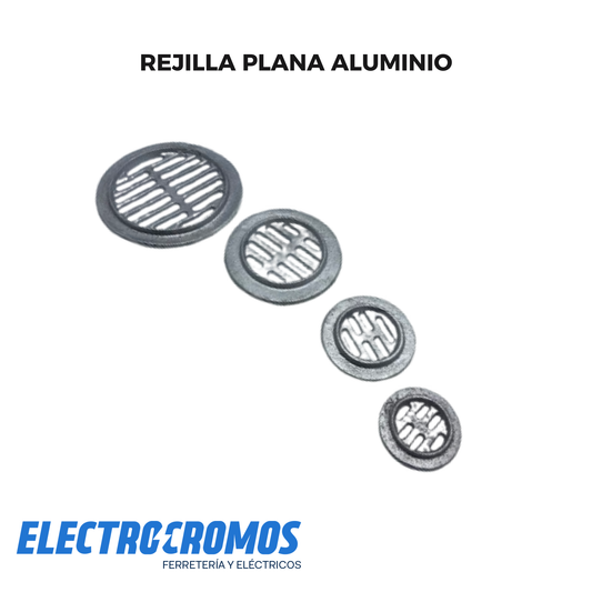 REJILLA PLANA ALUMINIO