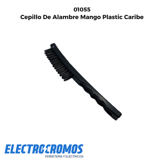Cepillo De Alambre Mango Plastic Caribe