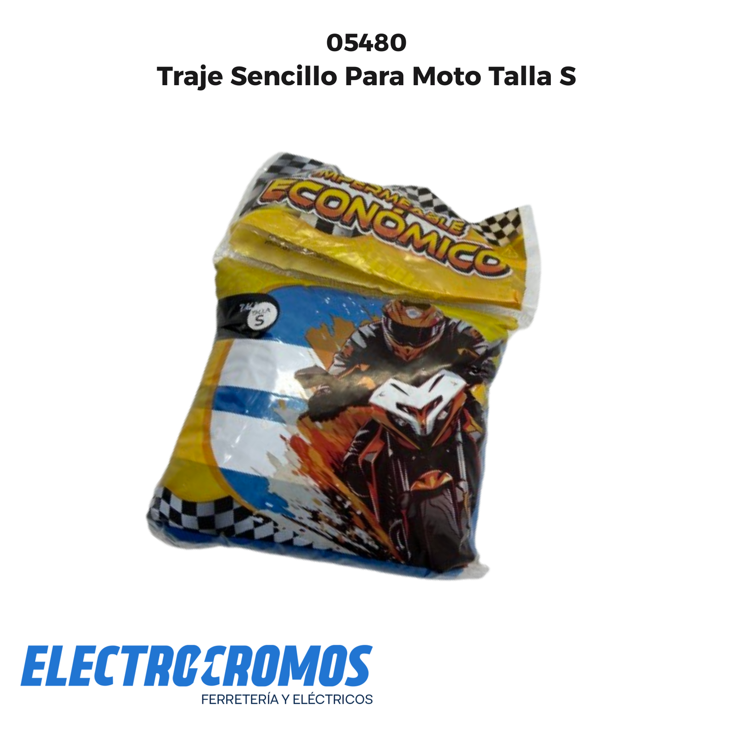 Traje Sencillo Para Moto Talla S