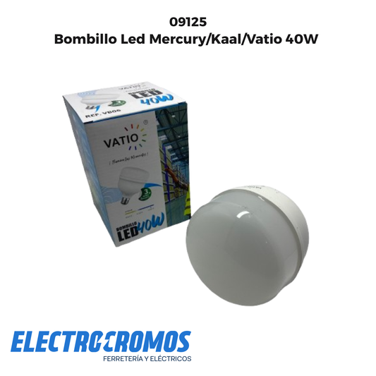 Bombillo Led Mercury/Kaal/Vatio 40W