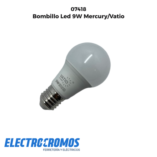 Bombillo Led 9W Mercury/Vatio