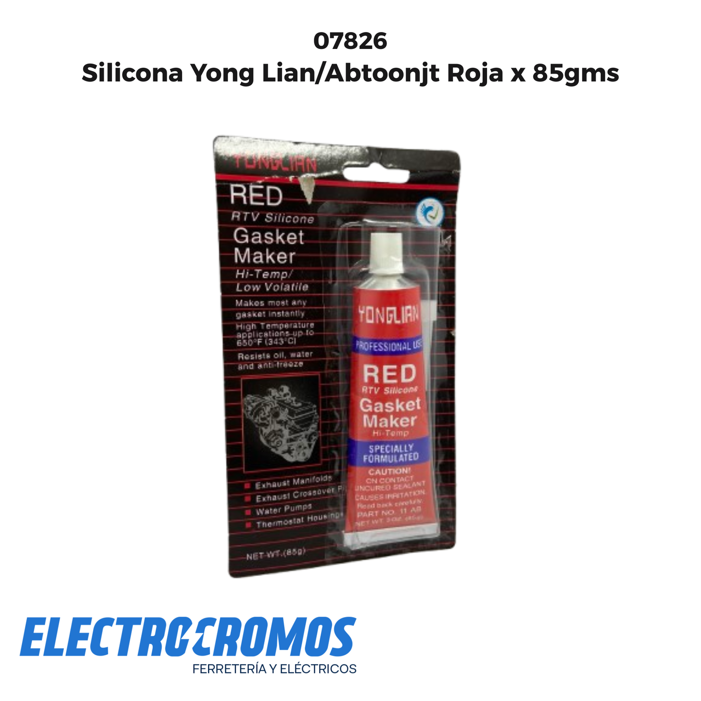 Silicona Yong Lian/Abtoonjt Roja x 85gms