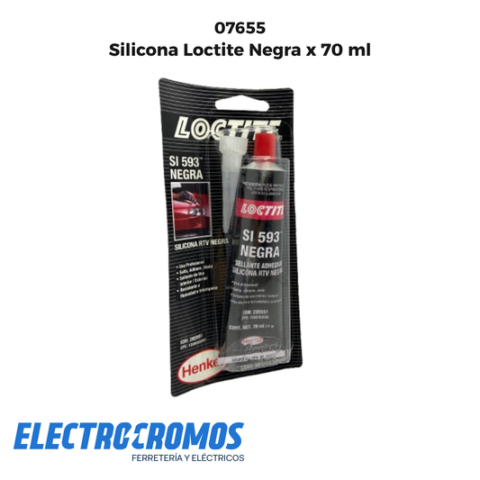 Silicona Loctite Negra x 70 ml
