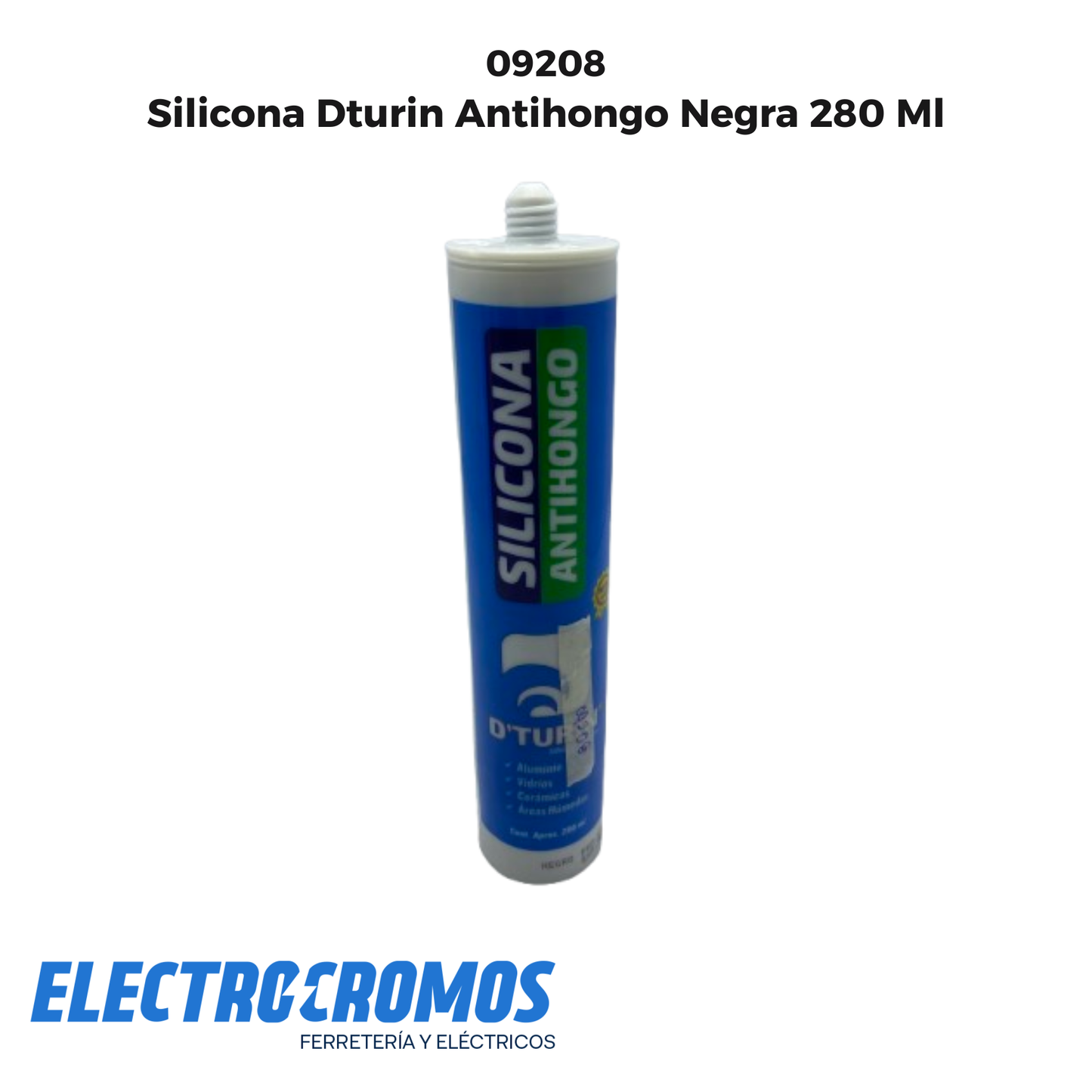 Silicona Dturin Antihongo Negra 280 Ml