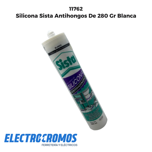 Silicona Sista Antihongos De 280 Gr Blanca