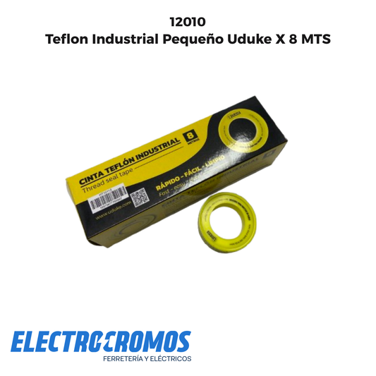 Teflon Industrial Pequeño Uduke X 8 MTS