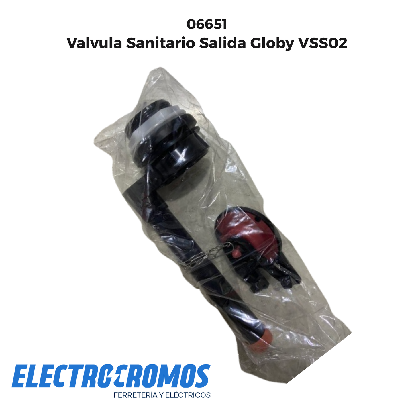 Valvula Sanitario Salida Globy VSS02